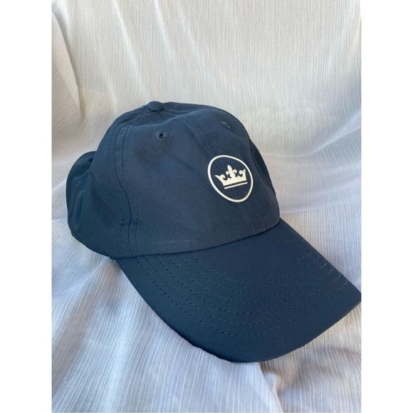 Peter Millar Other - Peter Millar Adjustable Hat Men’s One Size Fits All Navy Blue Crown Logo